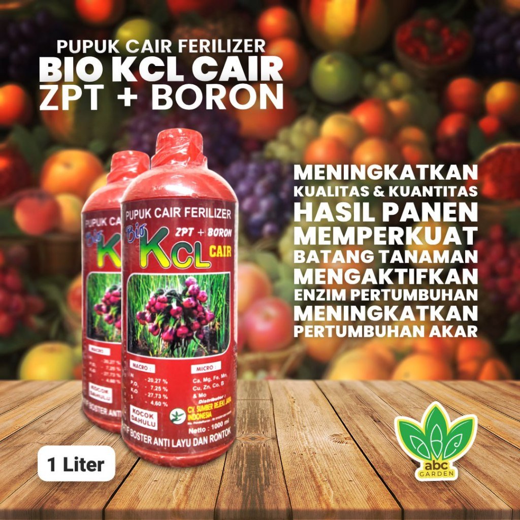 1 Liter Bio KCL Cair ZPT Boron Untuk Meningkatkan Kualitas